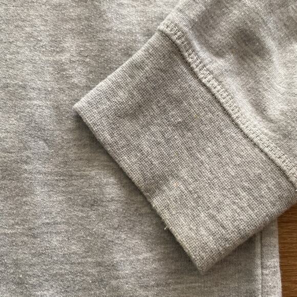 Sojara vintage reworked biting lip sequin ripped sweatshirt sz M - Picture 3 of 7